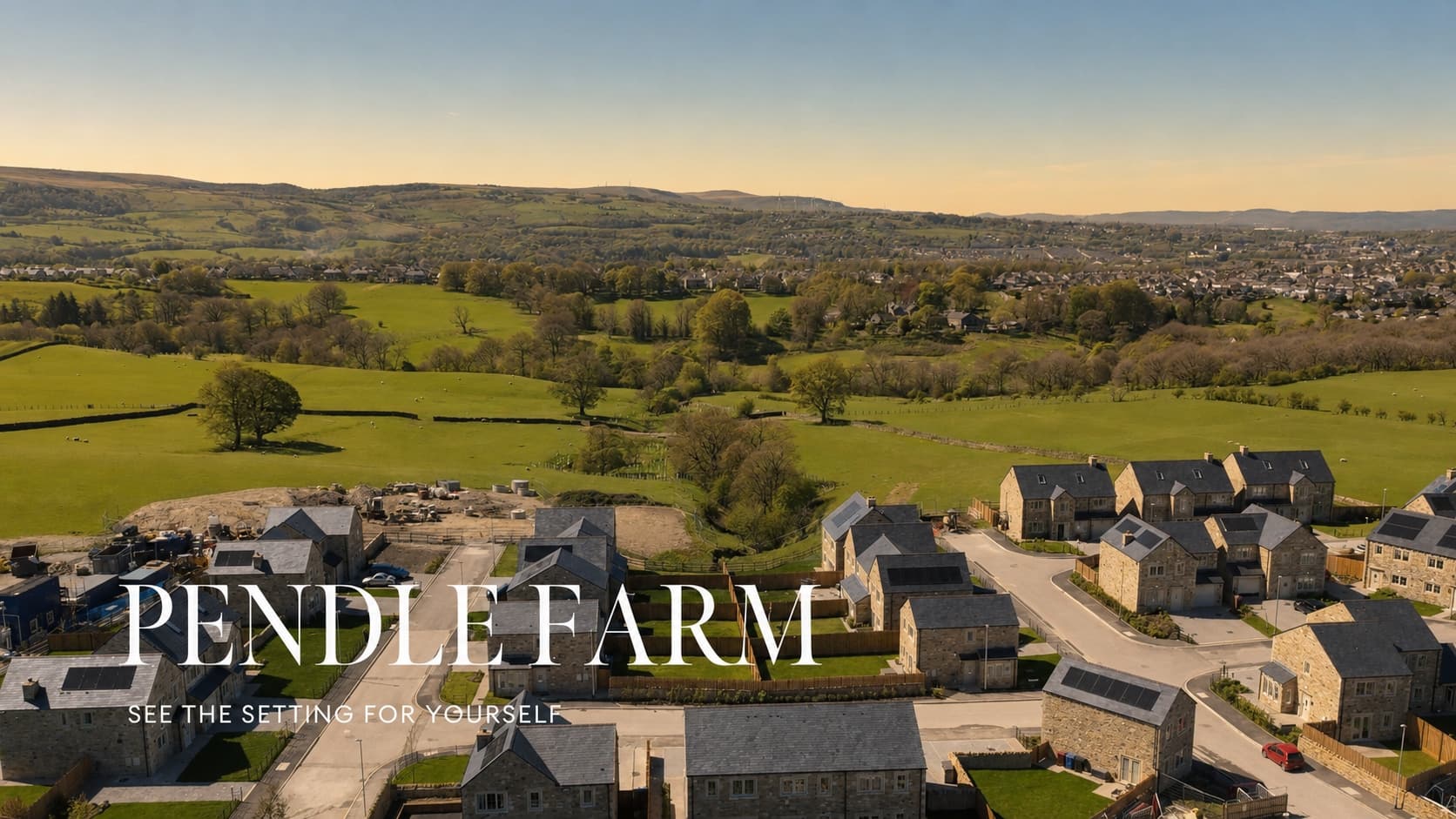 Sarah, our Managing Director, and Caroline, our Creative Director, at Pendle Farm, Worsthorne