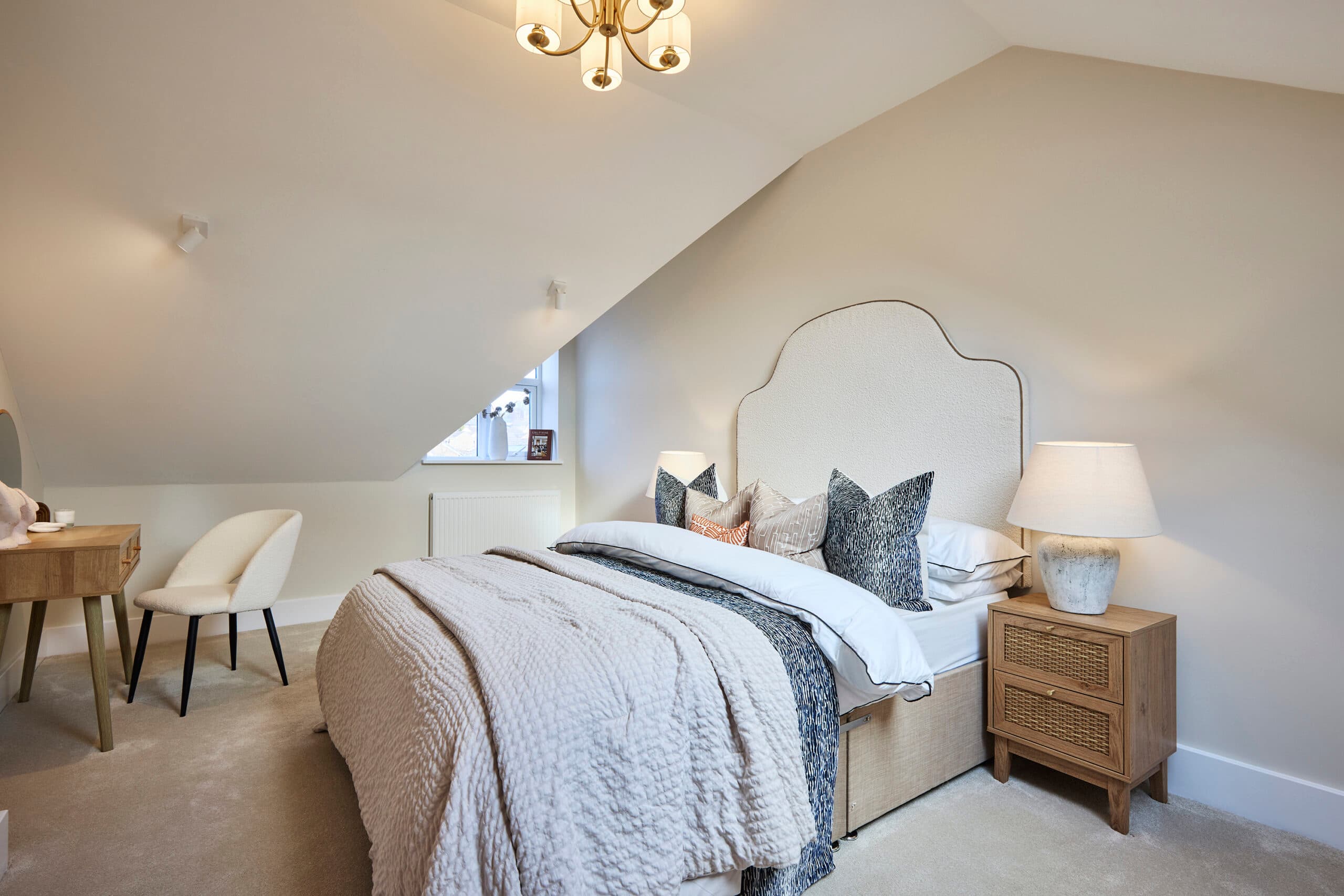 The second bedroom in the Woodrow at The Willows, Silsden