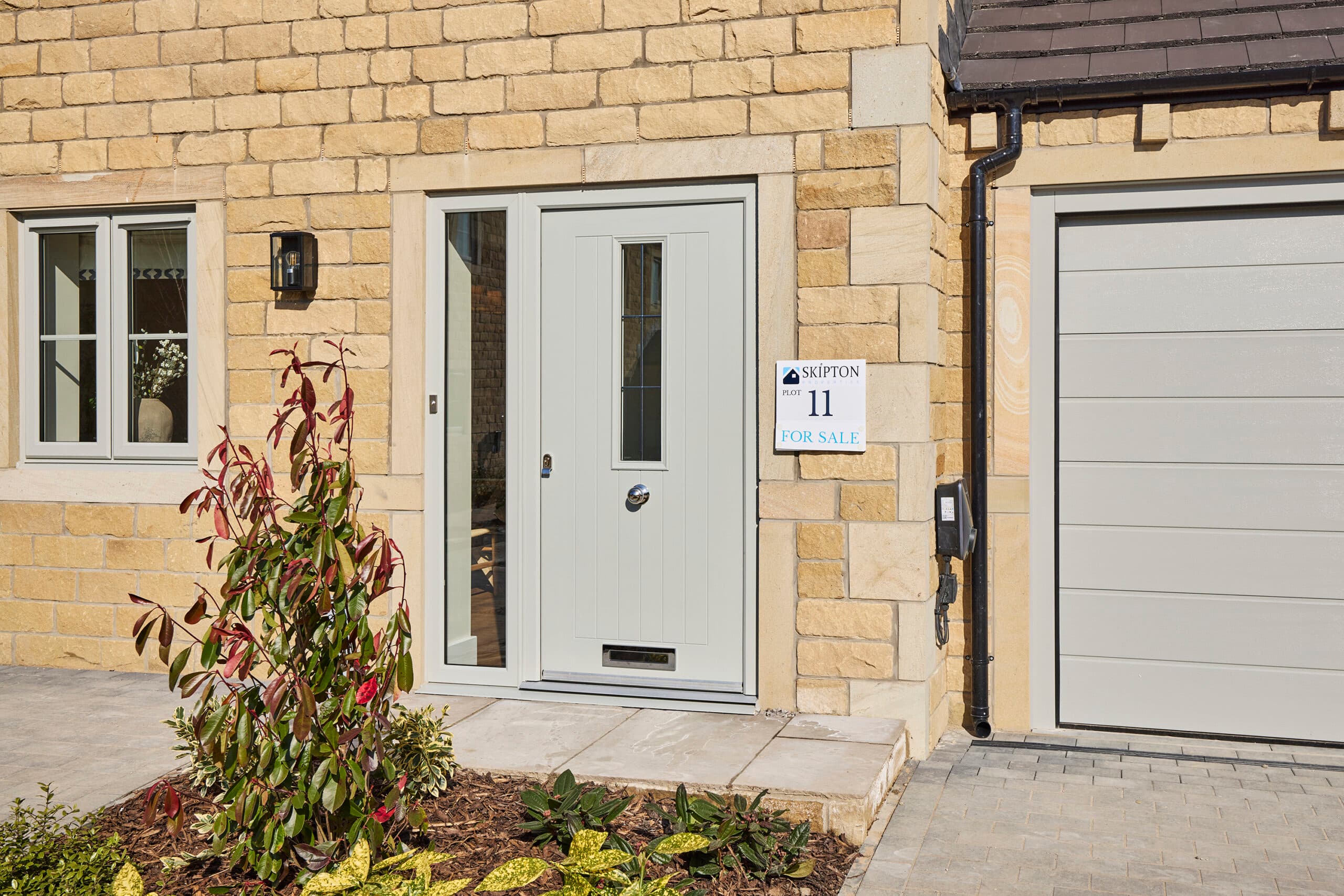 Front Door details at The Willows Silsden