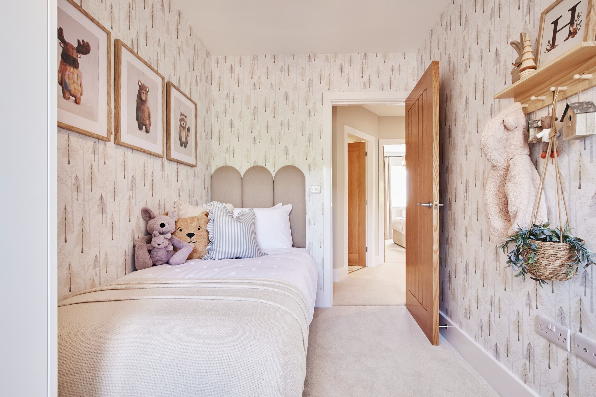 The third bedroom in The Cooper at The Alders, Skipton