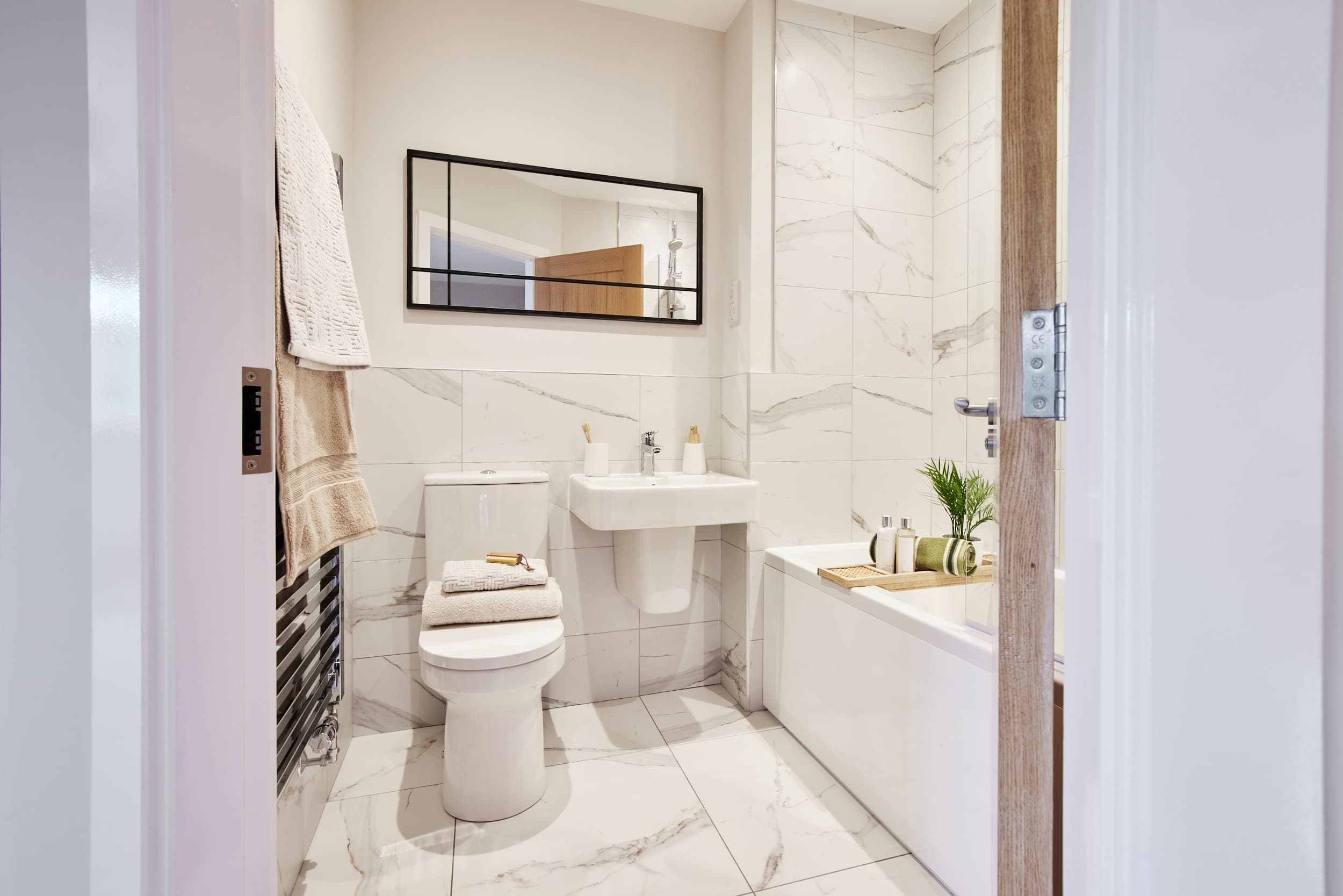 The family bathroom in The Cooper at The Alders, Skipton