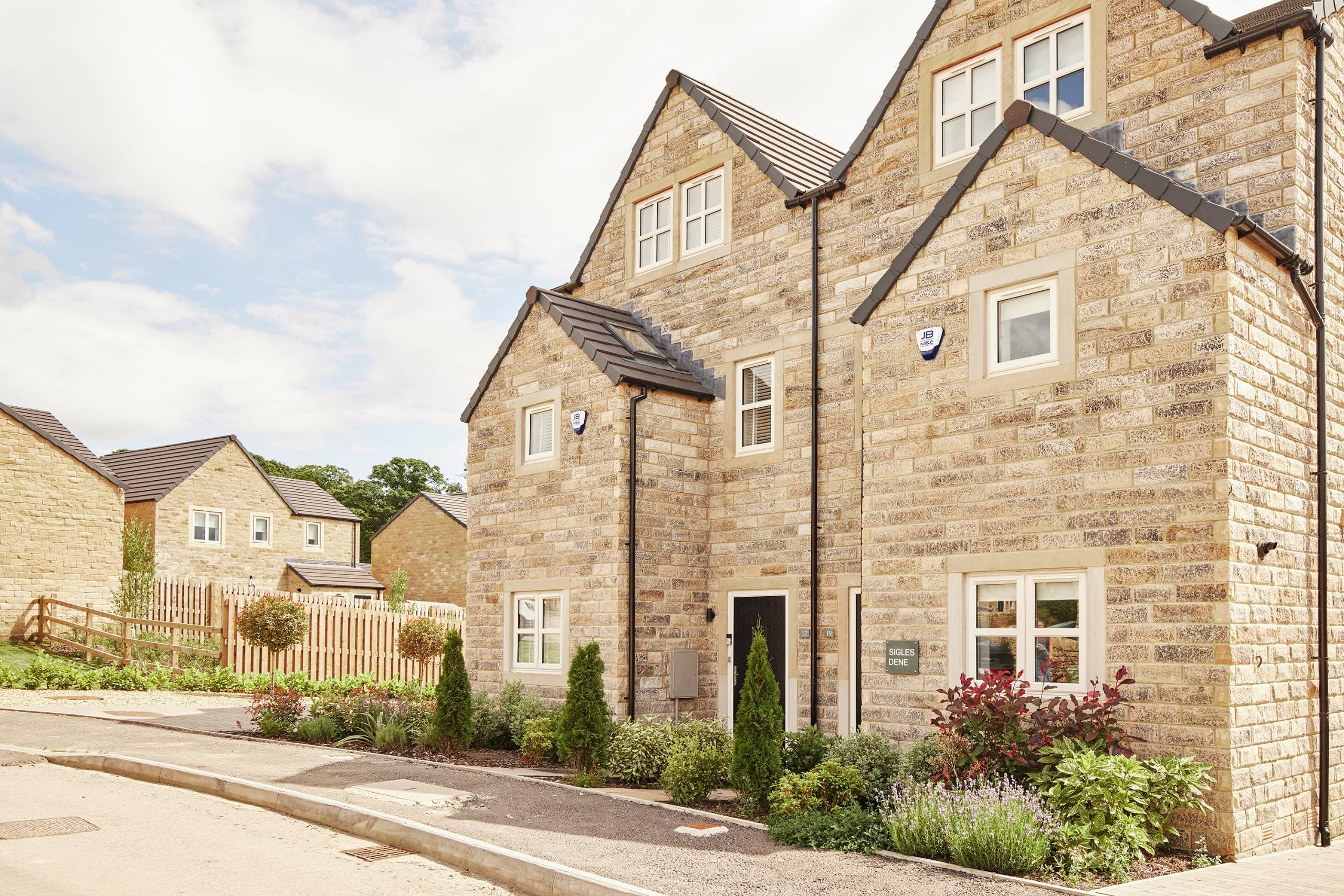 The Foster, a natural stone home at Bolton Gardens, Silsden