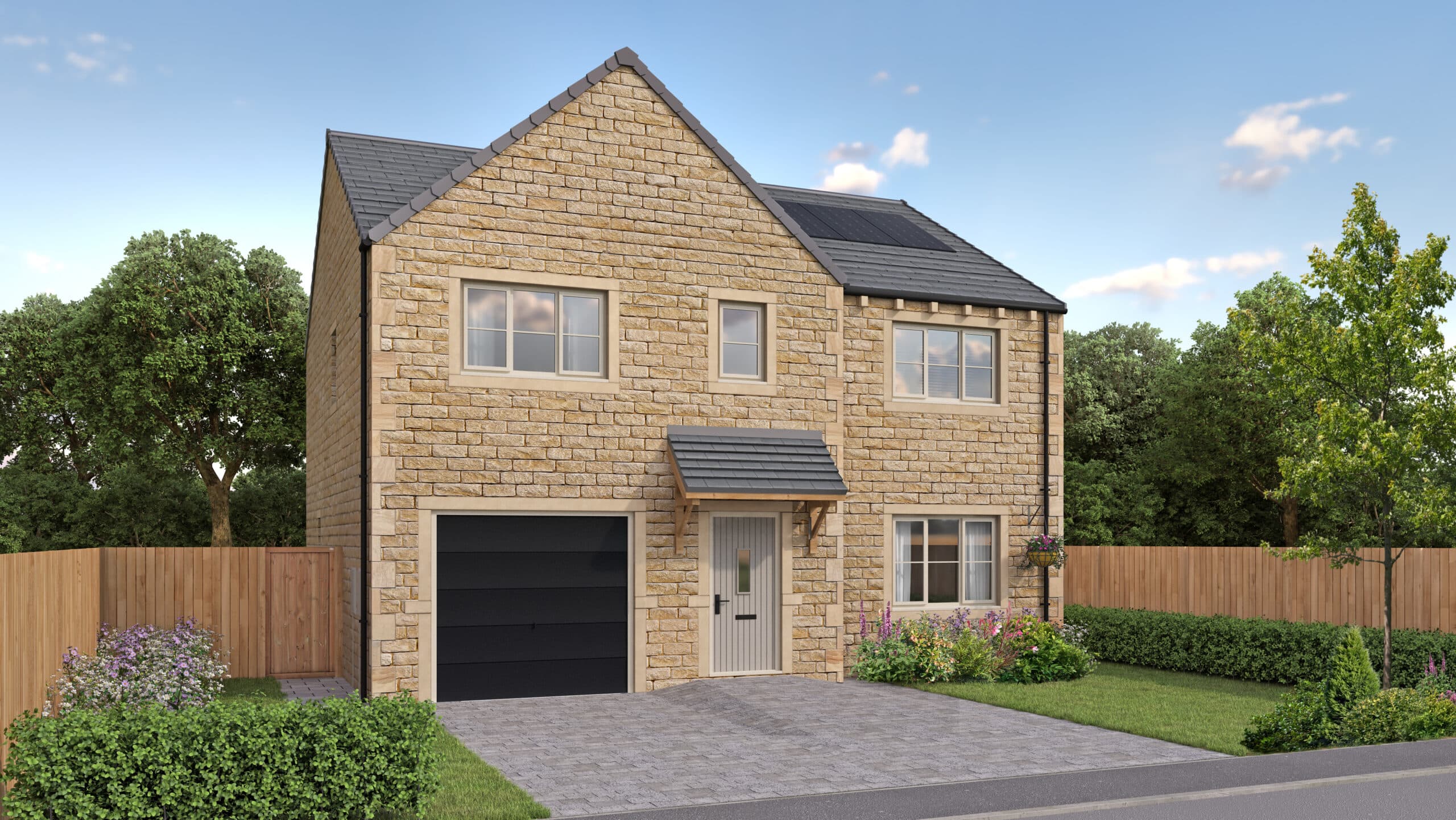 CGI of the Iris, a 4-bedroom detached home at Birchley Fold, Silsden