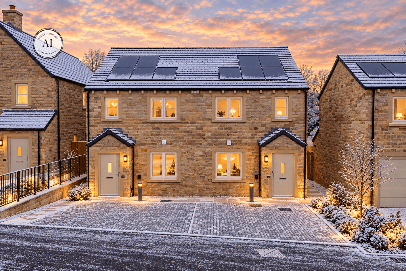 The Hawcliffe - Xmas Scene Ai External